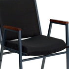 Flash Furniture 24" High Backless Clear Coated Metal Indoor Counter Height Stool with Square Seat - 4 Pack-Contoured Cushions