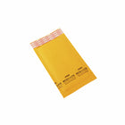 Crownhill Packaging Self-Adhesive Closure Mailers with Air Bubble Lining - Size 000 - Gold - 4" W x 8" L - 25 Pack-Size 000