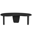 Modway - Vetra Libre en forme de rein Table basse - Noir-Assemblée requise