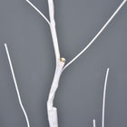 Outsunny 5' Artificial Birch Tree with 58 LED Lights - White-Easy assembly required
