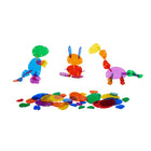 edxeducation - Mini pot de galets arc-en-ciel entrelacés - Ensemble de 72-Niveaux Prématernelle