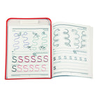 Roylco Wipe Clean Worksheet Covers - 10 Pack-10 re-usable dry erase worksheets, comes in 5 colours