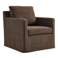 Modway - Serene Revêtement en tissu Fauteuil pivotant - Mocha-Fauteuil pivotant moderne