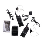 Cobra PX650 Professional FRS Two-Way Radio with Surveillance Headsets - 2 Pack-22 Channels And Privacy Codes: Combine 22 channels and privacy codes to secure your conversations
