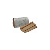 Unisource Canada - Essuie-mains Pur Value naturels à un seul pli, 9 po, papier kraft - paquet de 16-Essuie-mains naturels à un seul pli 