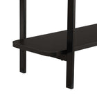 Manhattan Comfort Celine 70.87" Modern Console Table - Black-13.98" L x 70.87" W x 22.64" H