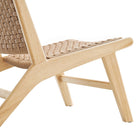 Modway - Saoirse Fauteuil d’accent en bois de corde tressée - Naturel naturel-8