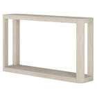 Hudson&Canal Stellan 52"W Console Table - Alder White-Tabletop and lower shelf both have a weight capacity of 50 lbs