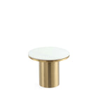 Manhattan Comfort Glenn 19.68" Modern Glam End Table - Gold-Home Assembly Required. All Hardware Included