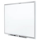 Quartet - Tableau à effacement sec standard avec cadre en aluminium, 36 po x 24 po-Coins à onglets de précision