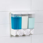 Better Living Clear Choice Dispenser 3 - White-Versatile dispenser can be mounted either in the corner or flat on a wall and has handy attachable shelf for additional space (for corner applications)