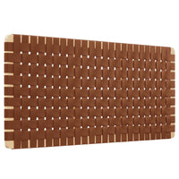 Modway - Sparta Weave Tête de lit complète murale en cuir végétalien - Brun naturel-Tête de lit pleine grandeur seulement