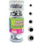 Selectum Wiggly Eye - Black/White - 560 Pack-Wiggly Eye - Black and White