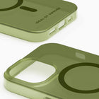 Ideal of Sweden Clear Case Entry MagSafe iPhone 15/14/13 - Khaki-Custom fit all-around protection