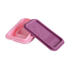 Marcus & Marcus - Coin sandwich en silicone pliable avec couvercle encliquetable - Pokey le cochon - Paquet de 3-Sans danger pour le congélateur