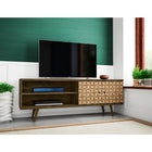 Manhattan Comfort Liberty 62.99" TV Stand, Rustic Brown/3D Brown (201AMC97)-Upon Assembly, Measures: 62.99 in. Length, 25.59 in. Height, 15.19in. Depth.