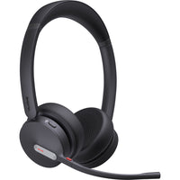 Yealink - Casque stéréo sans fil Bluetooth BH70 avec adaptateur USB-C/A - Microsoft Teams - Noir-Soumis à des tests de qualité de haut niveau, il résiste aux chutes et à la forte pression, assurant une qualité fiable et sécurisée ainsi qu’une batterie qui reste en ligne pendant 35 heures.
