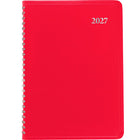 Staples 2027 Monthly Planner - 7-1/2" H x 9" W - Assorted - Bilingual-Page size: 8-3/4" H x 6-7/8" W