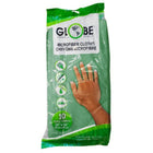 Globe Commercial 3130G Microfibre Cloth - 16" x 16" - Green - 10Pack-Soft, non-abrasive and doesn't scratch