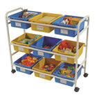 Copernicus Multi-Purpose Cart-Each tub holds up to 10 lbs