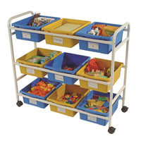 Copernicus Multi-Purpose Cart-Each tub holds up to 10 lbs