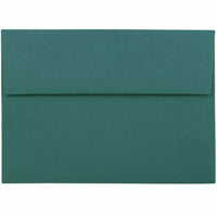 JAM Paper A7 Invitation Envelopes - 5.25 x 7.25 - Teal - 50 Pack-Envelope Features: Straight flap gum closure, high quality Smooth paper finish