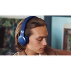 JBL Live 670NC On-Ear Headphones - Blue-Wirelessly stream high-quality sound even at lower bit rates with the help of the latest Bluetooth technology. 