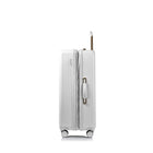 Champs Luxe 3-Piece Hardside Luggage Set - Expandable - White-TSA locks on all 3 cases