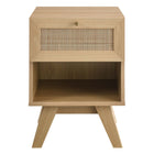 Modway Soma 1-Drawer Nightstand - Oak-Assembly Required