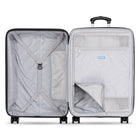 Travelpro Odyssey 24" Medium Check-In Hardside Luggage - Spinner - Blue-Zippered divider panel and built-in accessory pocket keep contents neatly organized and secure