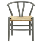 Modway Amish 29" Wood Dining Chair - Light Grey-8