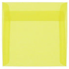JAM Paper - Enveloppes d'invitation carrées en vélin translucide - 5,5 po x 5,5 po - Jaune primaire - paquet de 25 (PACV506)-Couleur : jaune primaire.