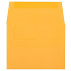  JAM Paper Enveloppes d'invitation A10 en vélin translucide - 6 x 9,12 po - Rouge terre cuite - paquet de 25-Taille : 4 bars A1 (3,63 x 5,13 pouces)