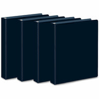 Avery - Reliure Durable View, anneaux inclinés en D de 1 po, noir, paq./4 (05737)-Durable View, noir, 220 feuilles