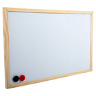 Office Works Magnetic Dry-Erase Whiteboard - 11.5" x 17.5" - Beige - 6 Pack-Design: traditional style board, neatly framed in pinewood