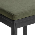 Modway Jax Oak Wood Counter Stool With Wavy Razor Back and Cushion - Black Sage-8
