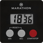 Marathon Digital 100 Minute Timer with Magnetic Clip, Black (TI080006-BK)-High contrast and bold digits make this timer easy to read from across the room.
