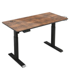 LjubLjana 53" Electric Height Adjustable Sit-Stand Desk - Wood-Sturdy 4-Part Top Design - This space-efficient 53.5" x 23.6" table will easily fit into your office area while still providing ample space for a variety of monitor and laptop setups along with important work materials, supplies, and decor