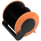 JAM Paper Desk Organizer Supply Set - 5 x 5 x 5 - Round - Orange-Round organizer helps keep all of your desk accessories organized and together in one place, while still looking stylish and professional 