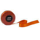JAM Paper Double Faced Satin Ribbon - 7/8" W x 25 yd. - Orange-Quantity: Roll Sold Individually