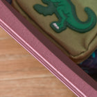Qaba - Organisateur de rangement pour jouets pour enfants avec 3 bacs en plastique - rose-Couleur : Rose  
