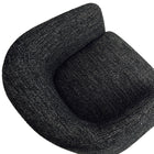 Modway - Muse Tissu Boucle Chaise d’accent en tonneau - Charbon de bois-8