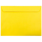 JAM Paper - Enveloppes lisses de teinte claire en papier recyclé, format livret, 9 x 12 po, jaune, pqt/100-Jaune