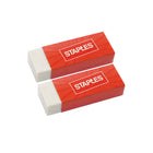 Staples® - Gommes à effacer en vinyle, blanc, paq./2-Gomme à effacer en vinyle