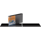 QuickFit Heavy Duty Legal Landscape Spreadsheet Binder - Round Ring - 1" - Black - 4 Pack-1"