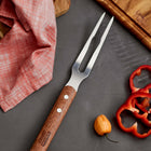 Tramontina Churrasco Stainless Steel BBQ Tool Set with Jatoba Wood Handles - 3 Piece Set-5