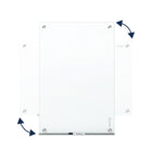 Quartet Brilliance Magnetic Glass Dry-Erase Board - 4' x 3'-Due to the thickness of glass, this board is compatible only with high-powered glass board magnets. Quartet recommends the following items, sold separately: 3413885391 and 3413885392