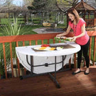 Lifetime - Table ronde pliable en deux de 60 pouces de LIFETIME (commerciale)-4