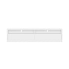 Manhattan Comfort Duncan 70" Modern TV Stand - White-Contemporary TV Stand for Living Room Use