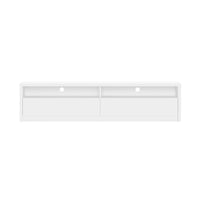 Manhattan Comfort Duncan 70" Modern TV Stand - White-Contemporary TV Stand for Living Room Use